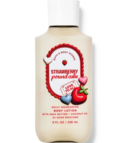 Bath & Body Works Strawberry Pound Cake Body Lotion