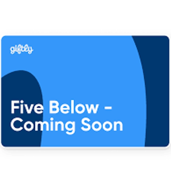 Five Below Gift Card