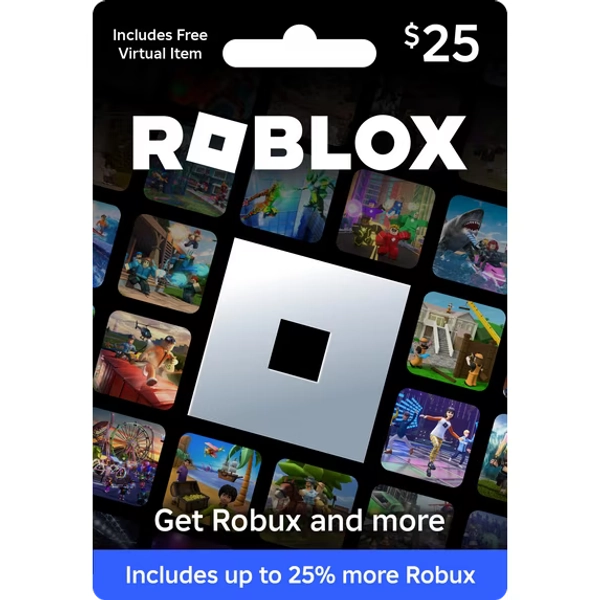 Roblox $25 Gift Card [Physical] + Exclusive Virtual Item
