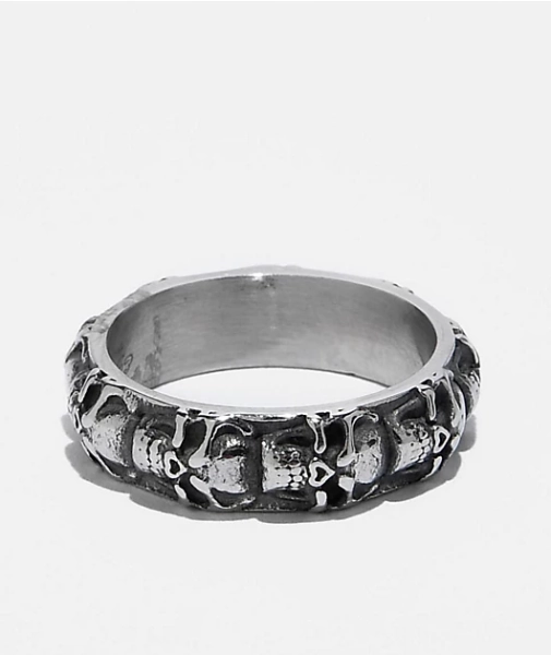 Ed Hardy Stainless Steel Skull Ring