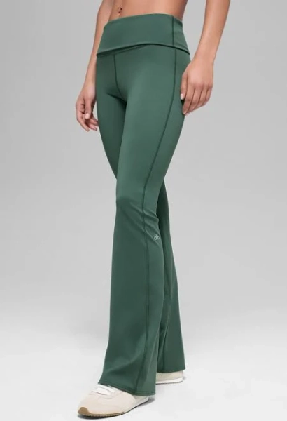 Alo SoftSculpt 7/8 Foldover Flare Leggings