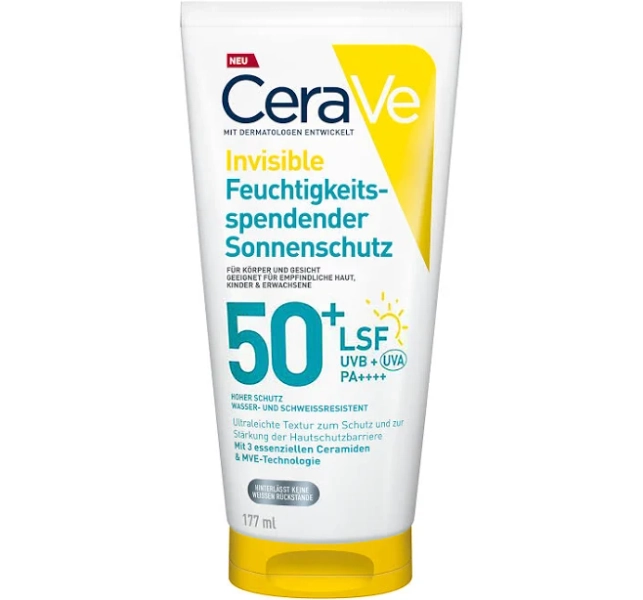 CeraVe Invisible Hydrating Sunscreen SPF50+