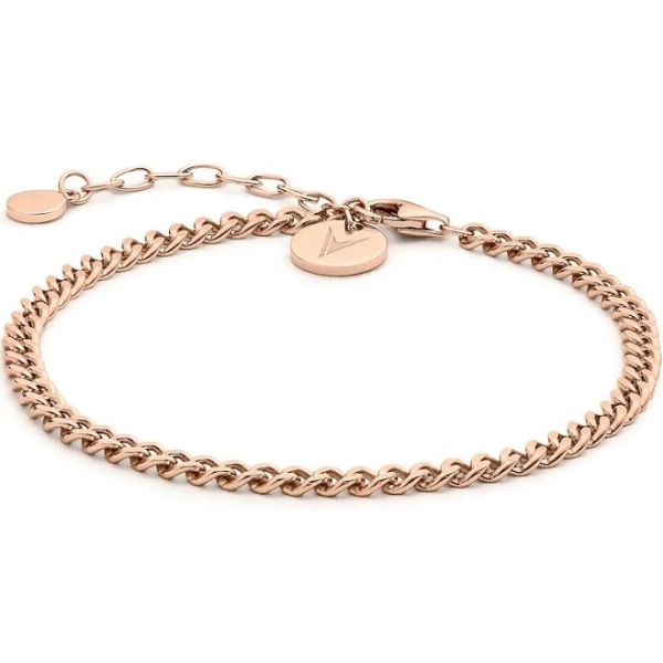 Vincero Cuban Link Bracelet in Rose Gold-Plated Sterling Silver