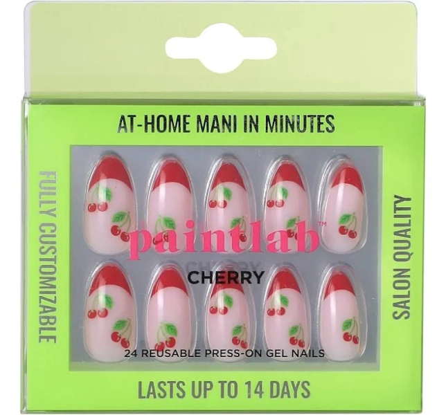PaintLab Cherry Press-On Nails