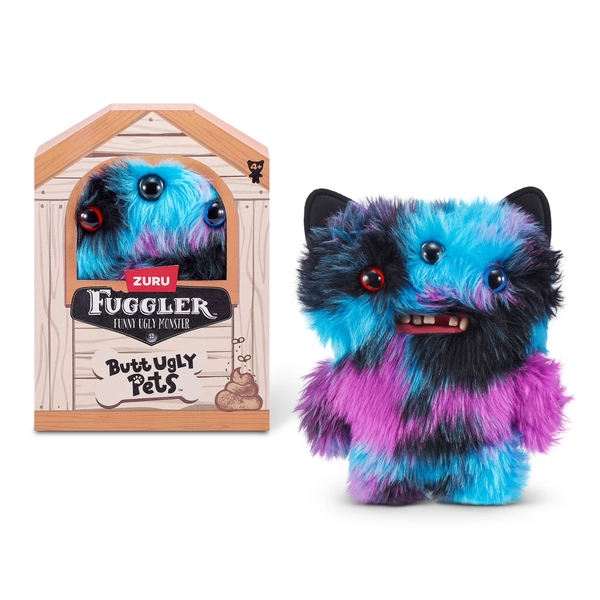 Fuggler Butt Ugly Pets 9 inch (Reek-O - Black Cat), Ugly Monster Stuffed Animal Toy by ZURU - Walmart.com