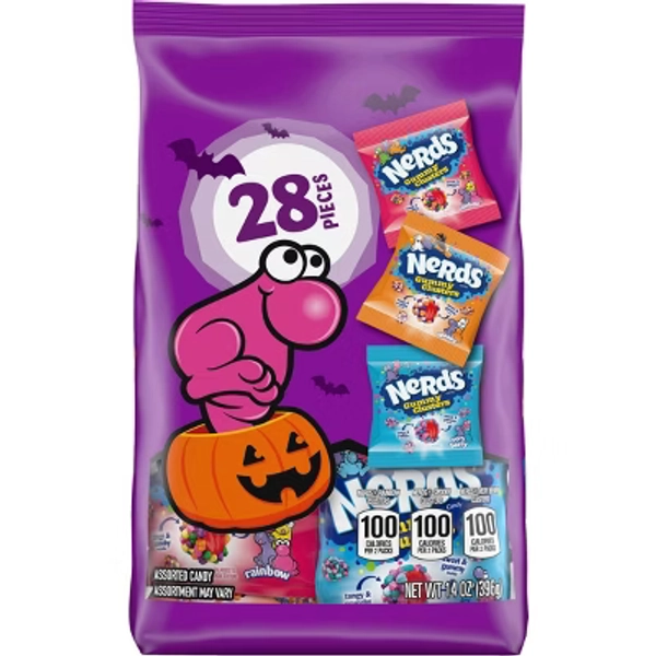 Nerds Clusters Halloween Variety Mix Gummy Candy - 14oz/28ct