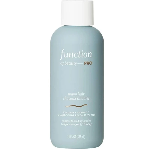Function of Beauty Recovery Collection: Wavy, Damaged Hair Shampoo & Conditioner Set - Boost Shine, Repair Breakage, Vegan & Cruelty-Free