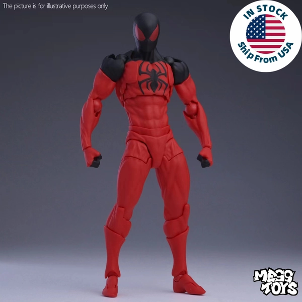 CT Toys Messtoys Spider-Man Kaine Parker Red Spider Action Figure Boxed US STOCK