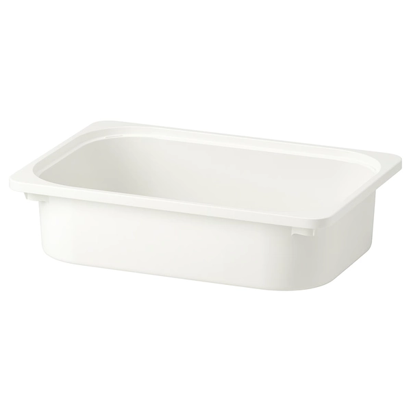 TROFAST Storage box - white 16 ½x11 ¾x4 "