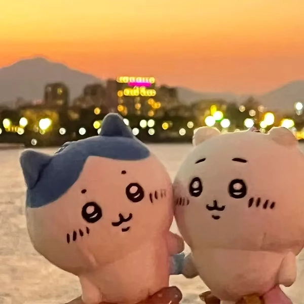 chiikawa keychain plushies