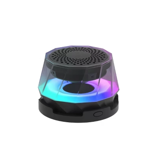 GEMS Mini Magnetic Portable Speaker - Black: MagSafe Compatible, USB-C, Rechargeable