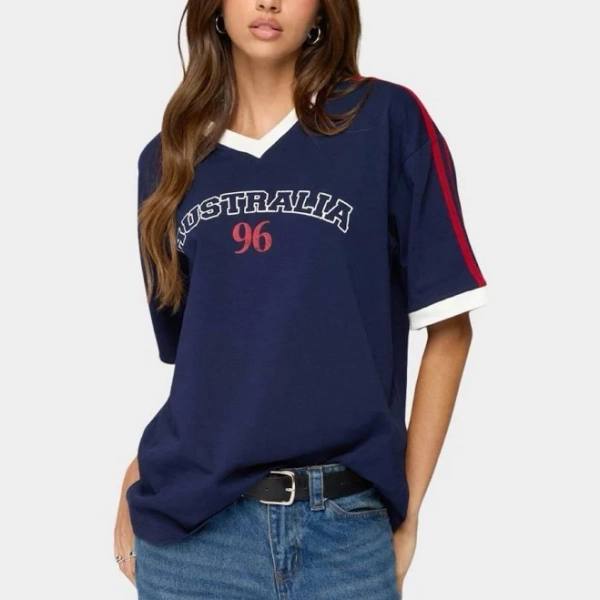 Edikted Women's Australia 96 Oversized T-Shirt
