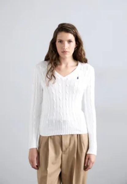 KIMBERLY - Strickpullover - white