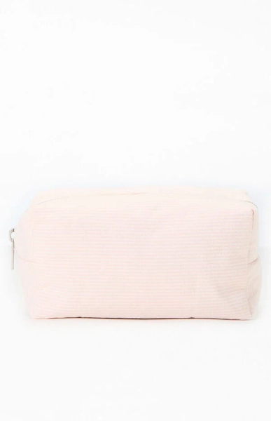 Striped Makeup Bag