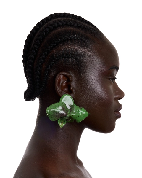 by Goldiie Organic Orchid Earrings 