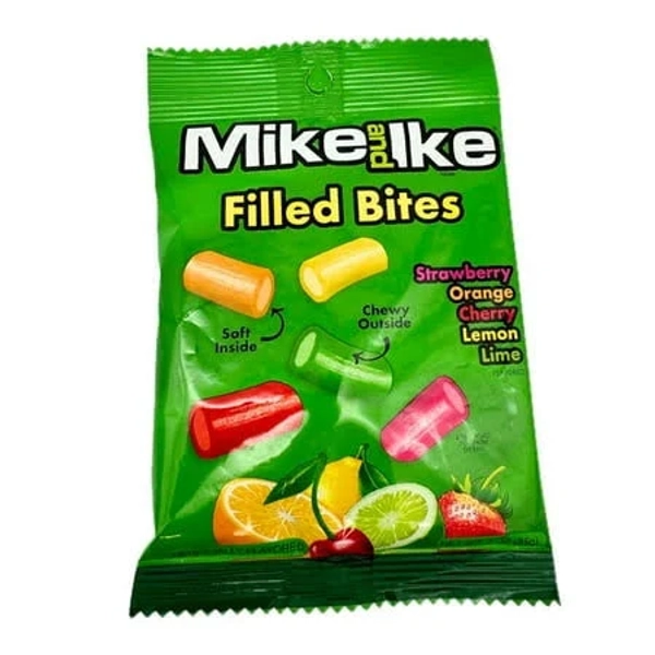 Mike and Ike Filled Licorice Bites
