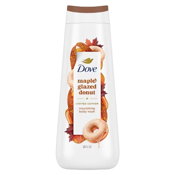 Dove Beauty Limited Edition Fall Holiday Treat Body Wash - Maple Glazed Donut - 20 fl oz