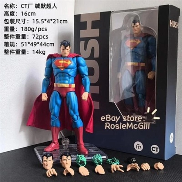 CT toys Comic Ver. Hush Superman No.117 DC Justice League Action Figure Boxed | eBay