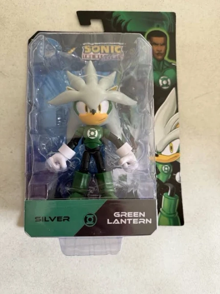 DC x Sonic the Hedgehog Silver as Green Lantern Action Figure