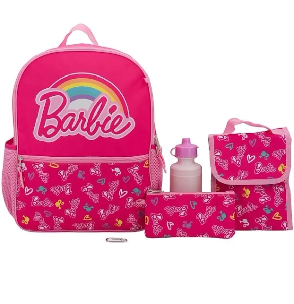 Accessory Innovations Barbie 5-Piece Backpack Set