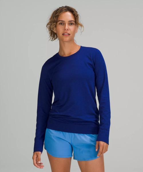 Swiftly Relaxed Long-Sleeve Shirt *Hip Length - True Navy - 12