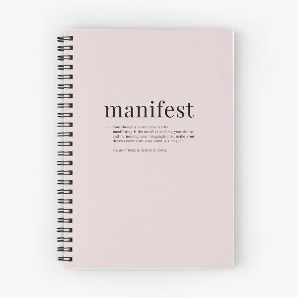 Manifest Definition - Manifesting Your Tomorrow  Journal