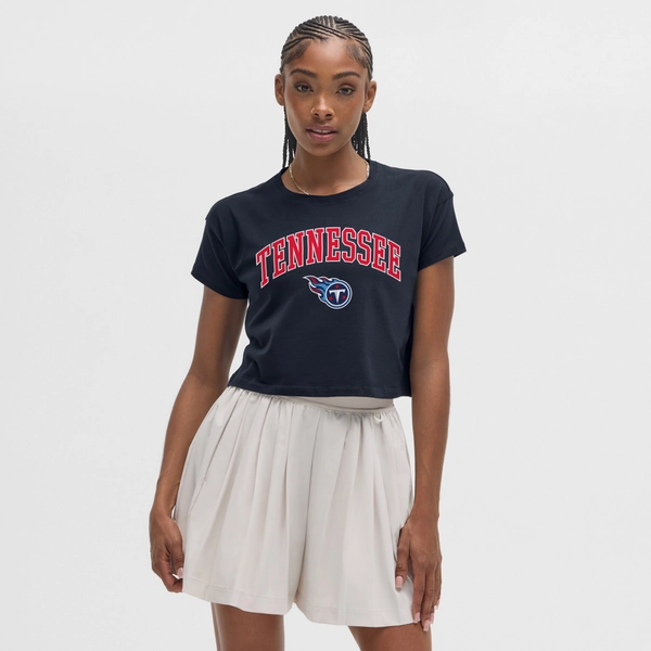 Women's Tennessee Titans lululemon Navy Cates T-Shirt