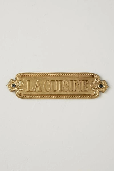 Anthropologie French Cottage Sign