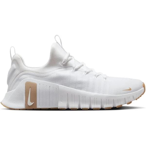 Men's Nike Free Metcon 6 | White / Gum Light Brown / Hemp 8