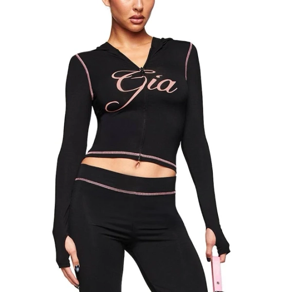 I.Am.Gia Women's Blare Crop Hoodie