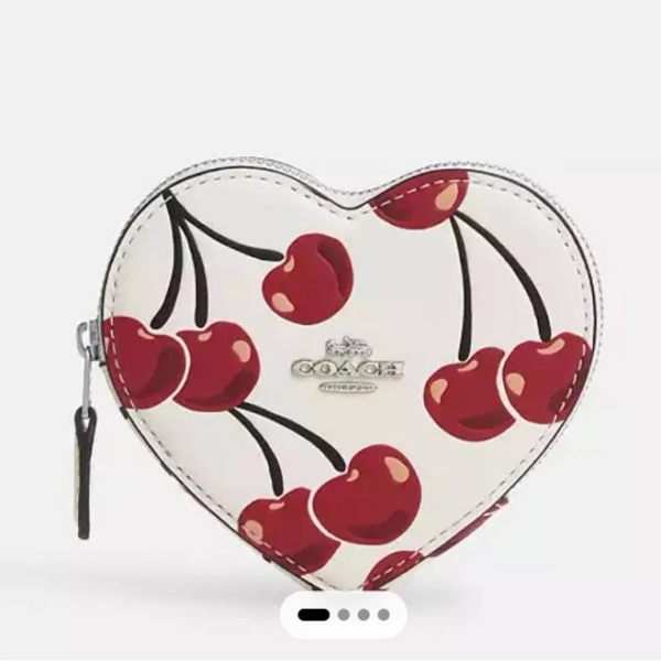 Coach Women's Heart Coin Case