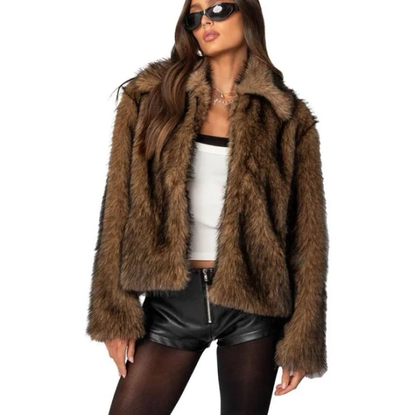 Any Dark Fur Jacket not cropped