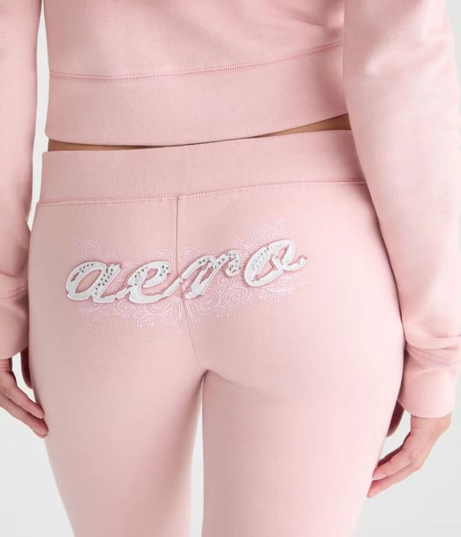 Aero Rhinestone Fit & Flare Sweatpants