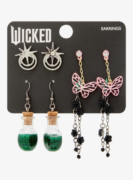 Wicked Elphaba & Glinda Icon Earring Set