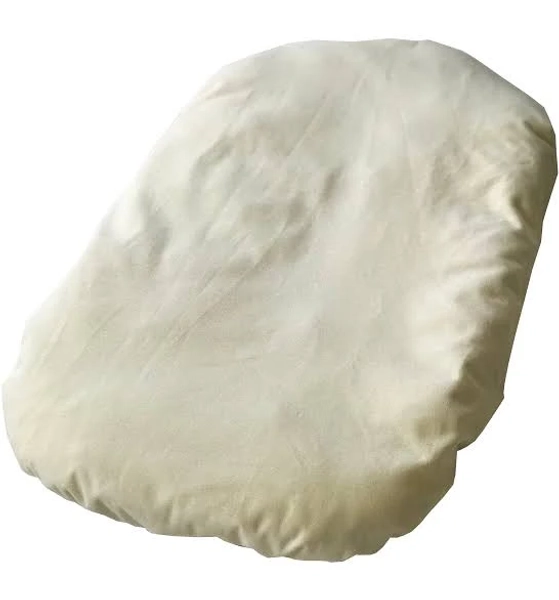 Waterproof Natural Ivory Organic Cotton Jersey - Custom Fitted Sheet 40 x 24.5 x .5 / C: Hourglass