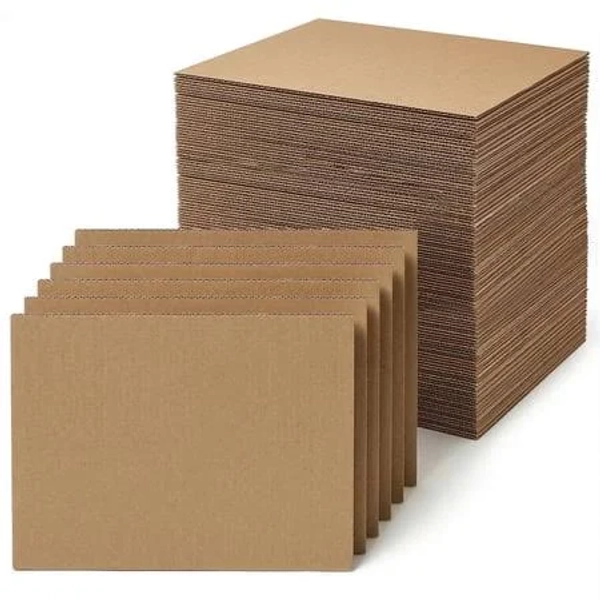 100 Pack Corrugated Cardboard Sheets