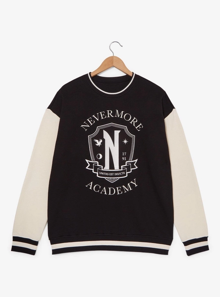 Wednesday Nevermore Academy Crest Crewneck - BoxLunch Exclusive