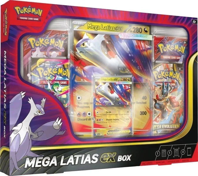 Pokémon TCG: Mega Evolution : Mega Latias ex Collection Box New Sealed