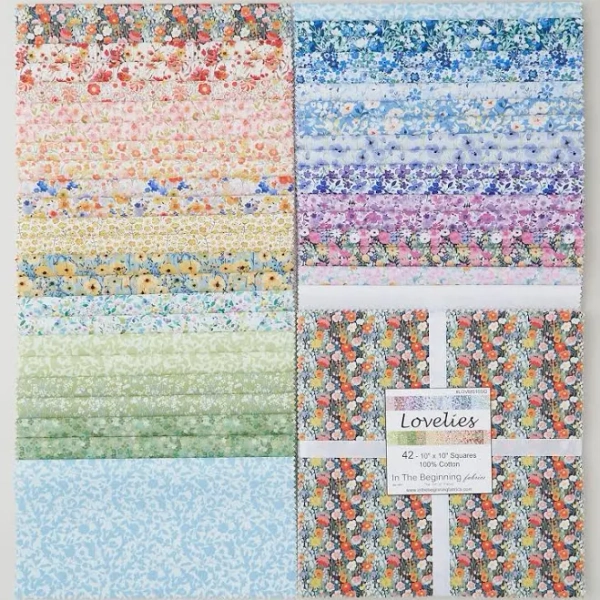 In The Beginning Fabrics Lovelies Cotton Squares