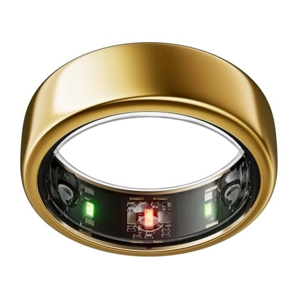 Oura Ring Gen3 Horizon - Gold - Size 10 - Smart Ring - Size First with Oura Ring Gen3 Sizing Kit - Sleep Tracking Wearable - Heart Rate - Fitness Tracker - 5-7 Days Battery Life