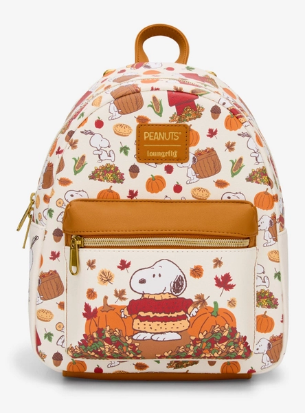 Loungefly Peanuts Snoopy Fall Cozy Mini Backpack