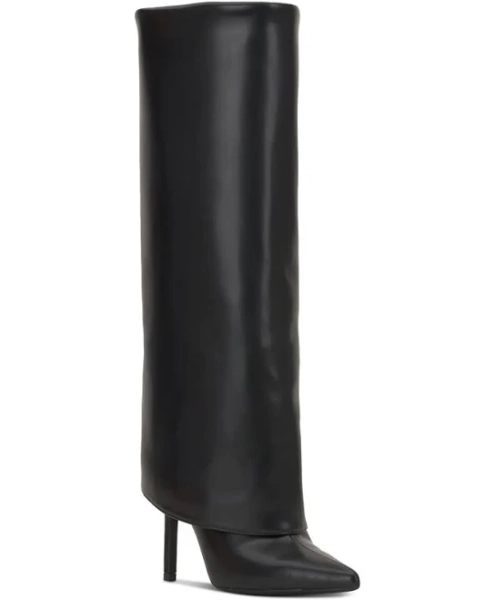 INC International Concepts Women's Skylar Wide-calf Fold Over Cuffed Knee High Boots