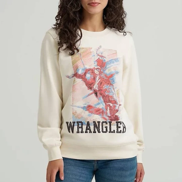 Women's Wrangler Graphic Crew Sweatshirt MD