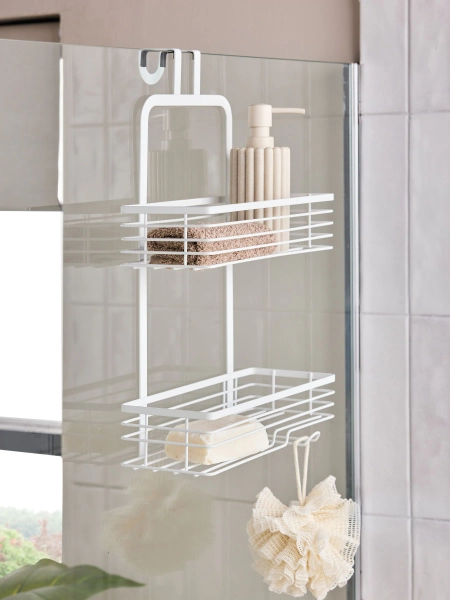 White Shower Caddy