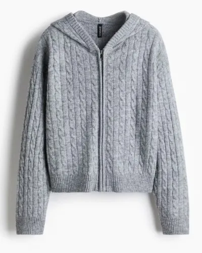 H&M Cable-Knit Cardigan 