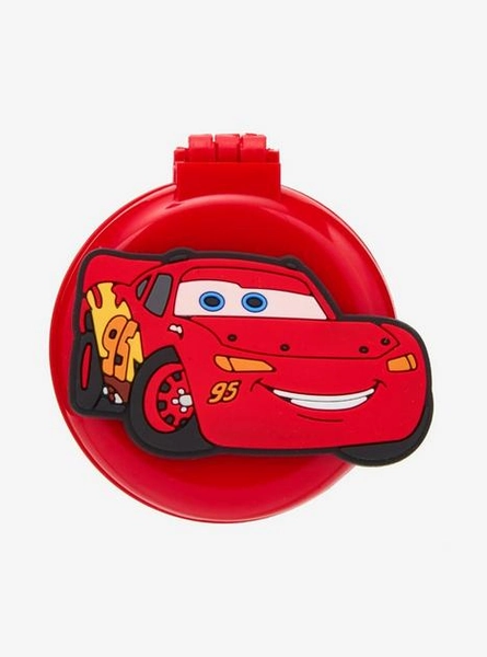 Disney Pixar Cars Lightning McQueen Compact Mirror & Brush - BoxLunch Exclusive