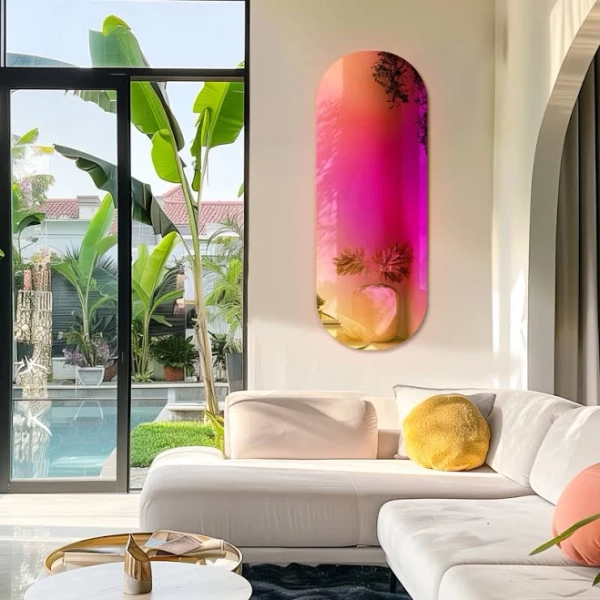 Ebern Designs Rainbow Mirror Full Length