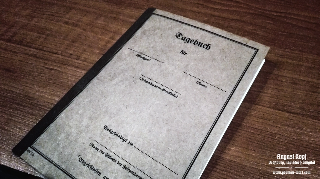 Feldgendarmerie Tagebuch