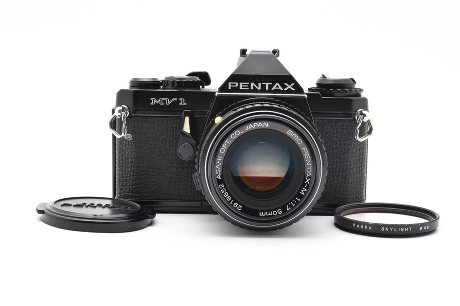 [Excellent] Pentax MV1 35mm SLR Film Camera w/ 50mm f/1.7 Lens #83527