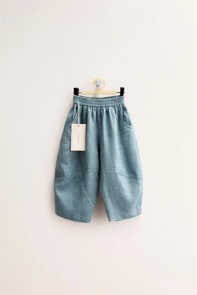 ZARA TIMELESS - 100% LINEN BALLOON PANTS WITH CUT-OUTS